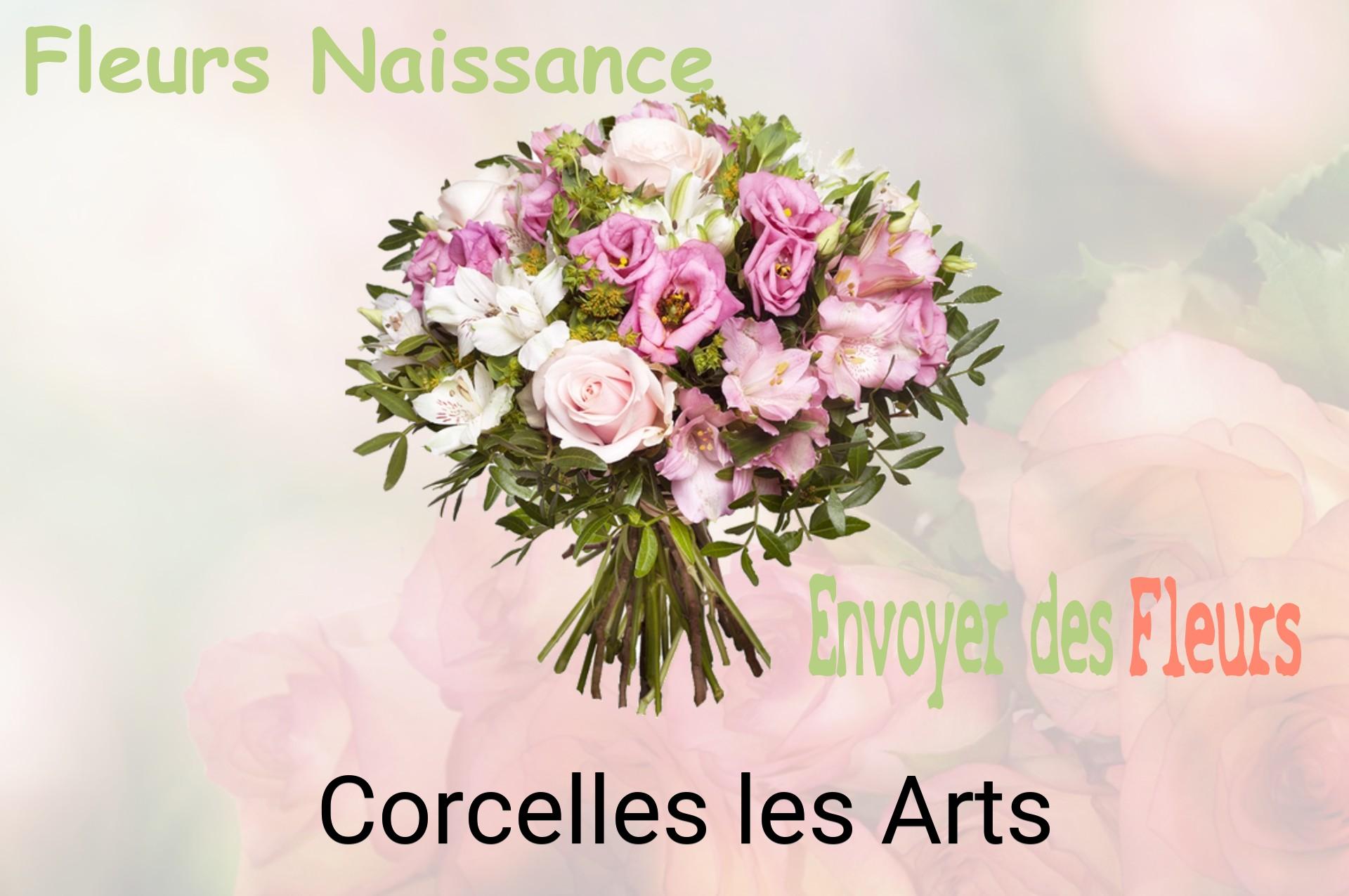 Bouquet de fleurs de naissance livré à Corcelles-les-Arts