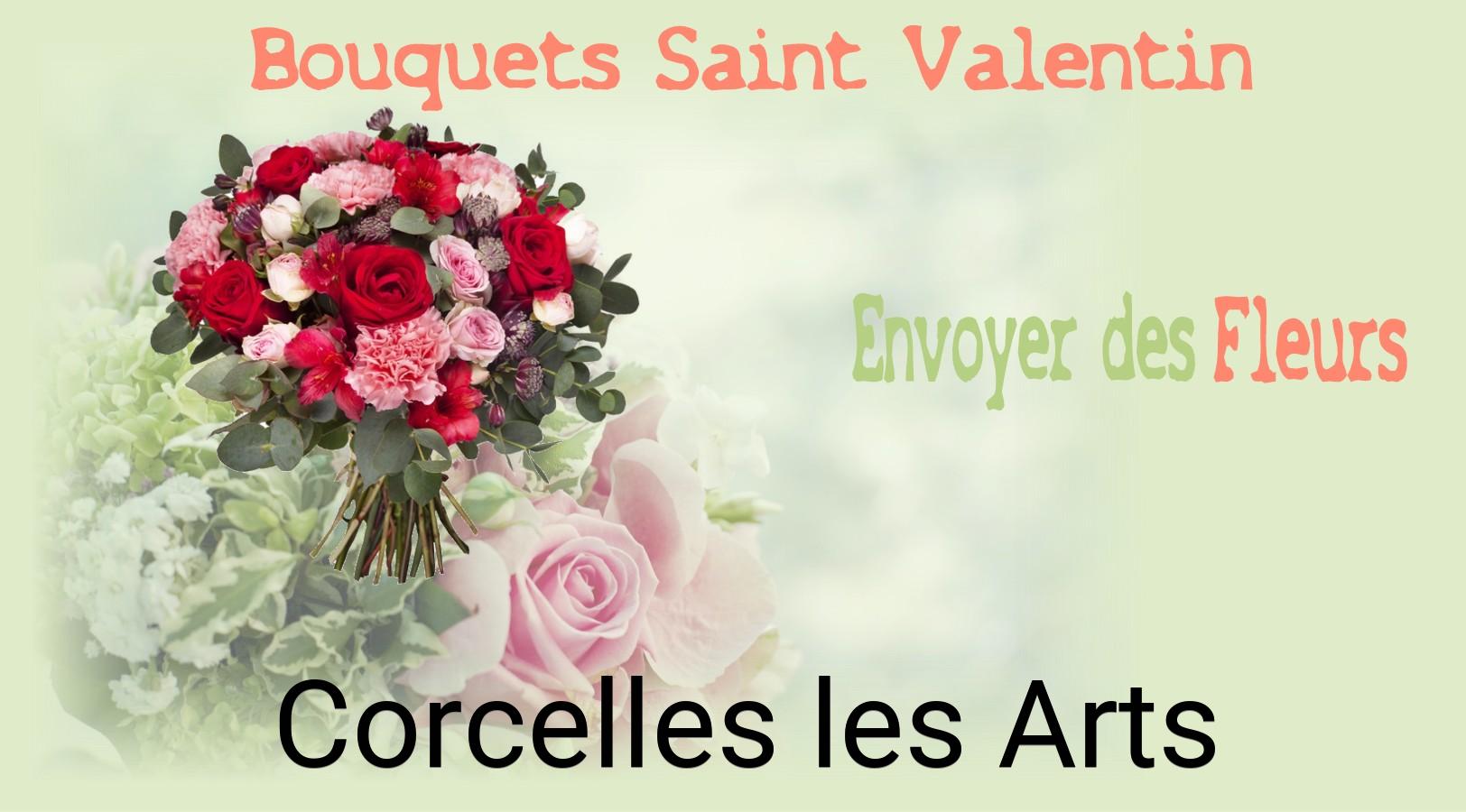 Roses de Saint-Valentin livrées à Corcelles-les-Arts